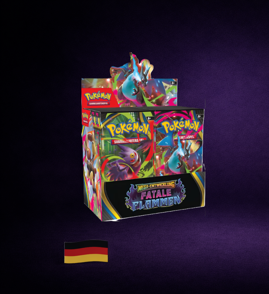 Pokémon Fatale Flammen 36er Display – Mega Entwicklung (DE)