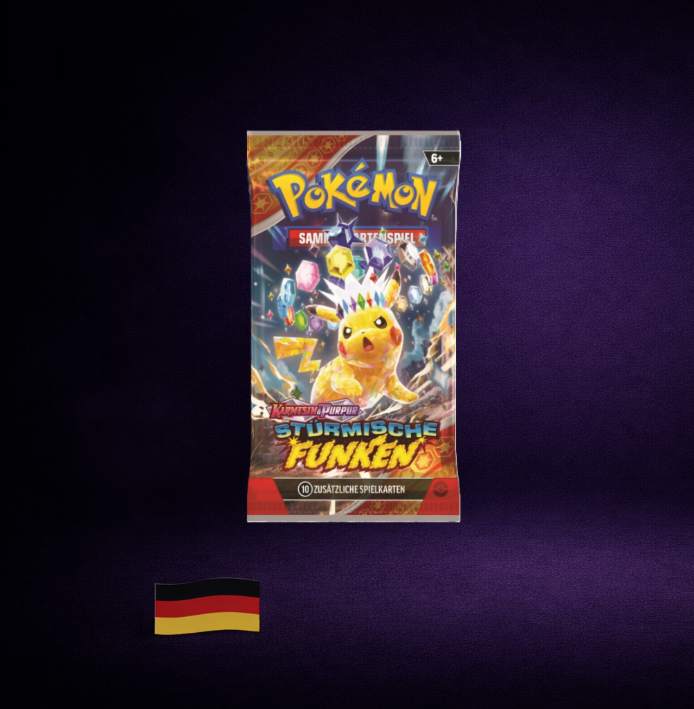 Pokémon Karmesin & Purpur: Stürmische Funken – Boosterpack (Deutsch)