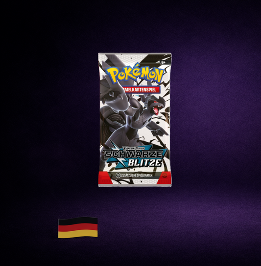 Pokémon Karmesin & Purpur: Schwarze Blitze – Boosterpack (Deutsch)