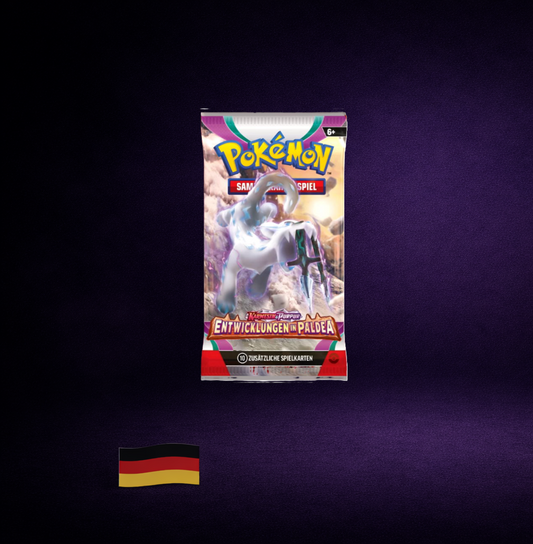 Pokémon Karmesin & Purpur: Entwicklungen in Paldea – Boosterpack (Deutsch)