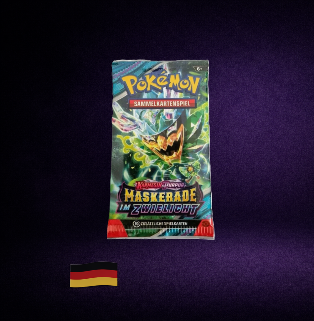 Pokémon Karmesin & Purpur: Maskerade im Zwielicht – Boosterpack (Deutsch)