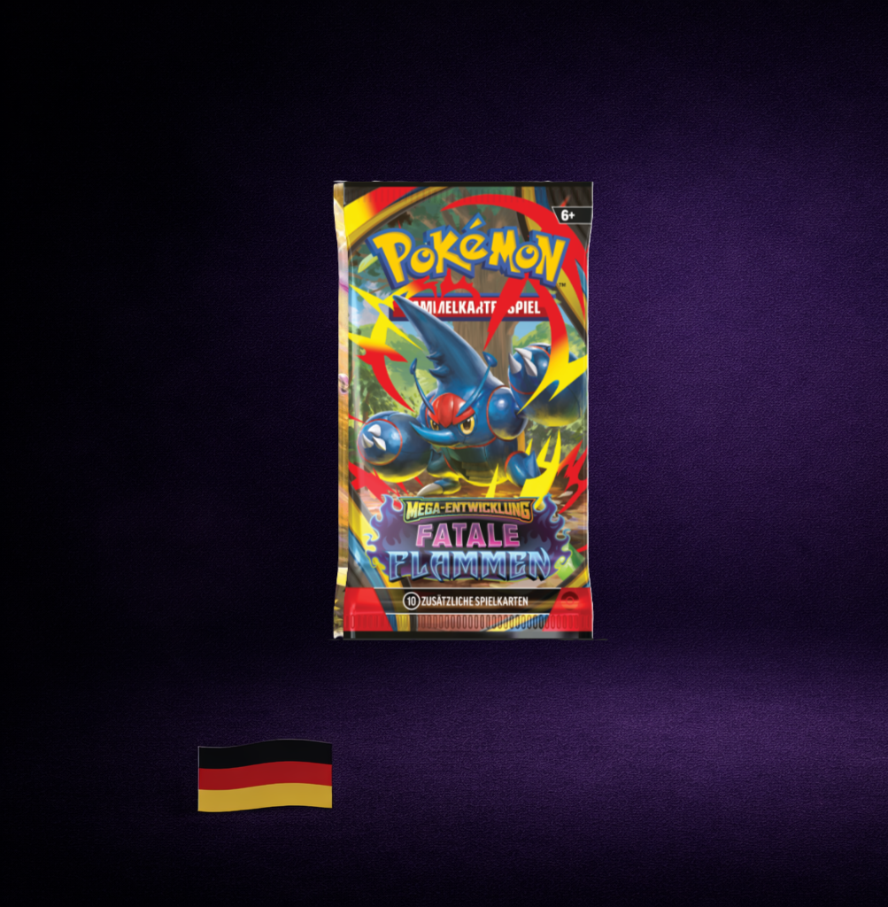 Pokémon Fatale Flammen Boosterpack – Mega Entwicklung (DE)