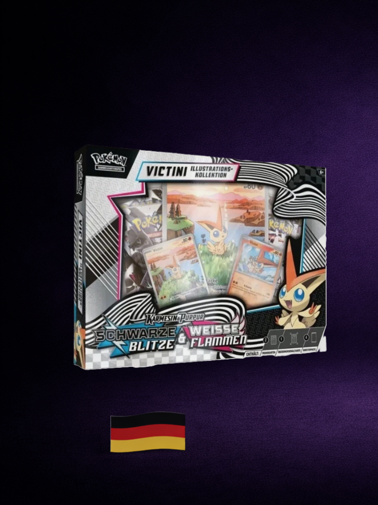 Pokémon Victini Kollektion: Schwarze Blitze & Weiße Flammen – Deutsch